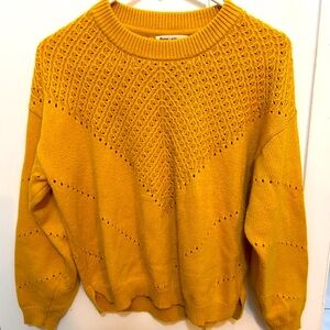 Marine Layer Mustard Knit Sweater